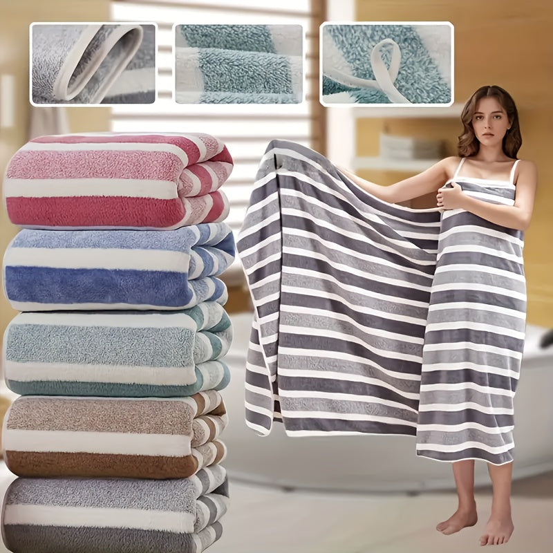 Microfiber Super Soft Absorbent Bath Towel Set (1/2 Pack), (69.34 x 138.96cm) Lightweight and quick-drying bath towel for body, sports, yoga, SPA, fitness