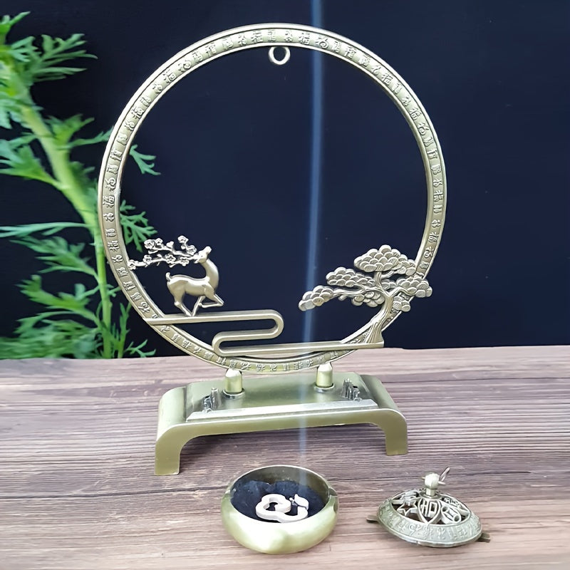 Fortune, Wealth, Longevity Incense Burner, Ruyi Hanging Incense Burner, Sandalwood, Indoor Hanging Incense Burner Ornament