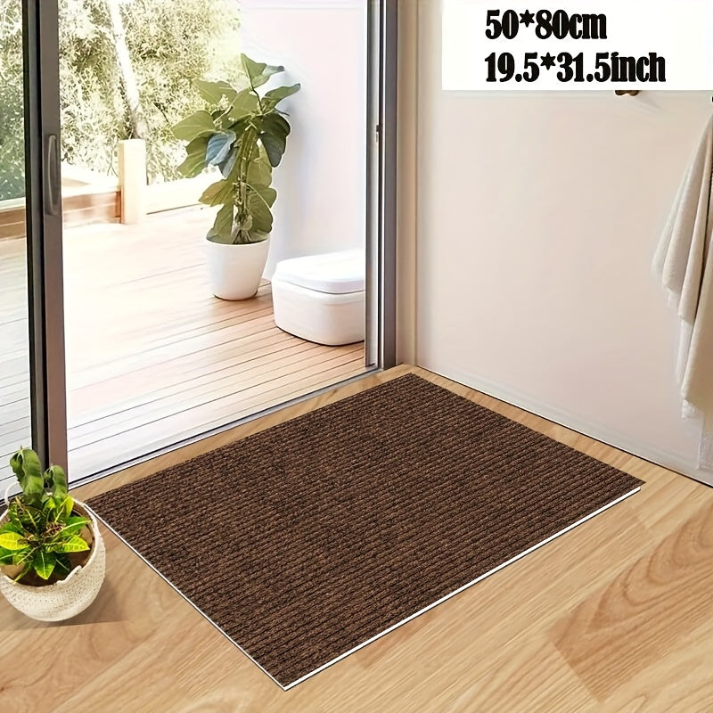Entryway Mat, Dog Door Mat Indoor Door Mat for Entrance, Non Slip Absorbent Low Profile Front Doormat, Rubber Backing Indoor Outdoor Entrance, Trapping Welcome Mats, Dog Door Mat for Muddy Paws Absorbs Moisture, Washable Mat, Quick Dry mat
