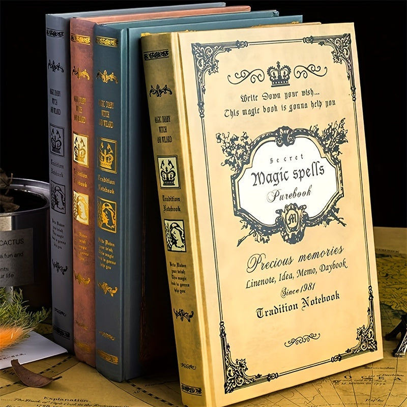 [Magic Spells Notebook] 160/320 Pages A5 Magic Spells Notebook - Thick Art Paper Hardcover - English - Perfect for School, Office, Home