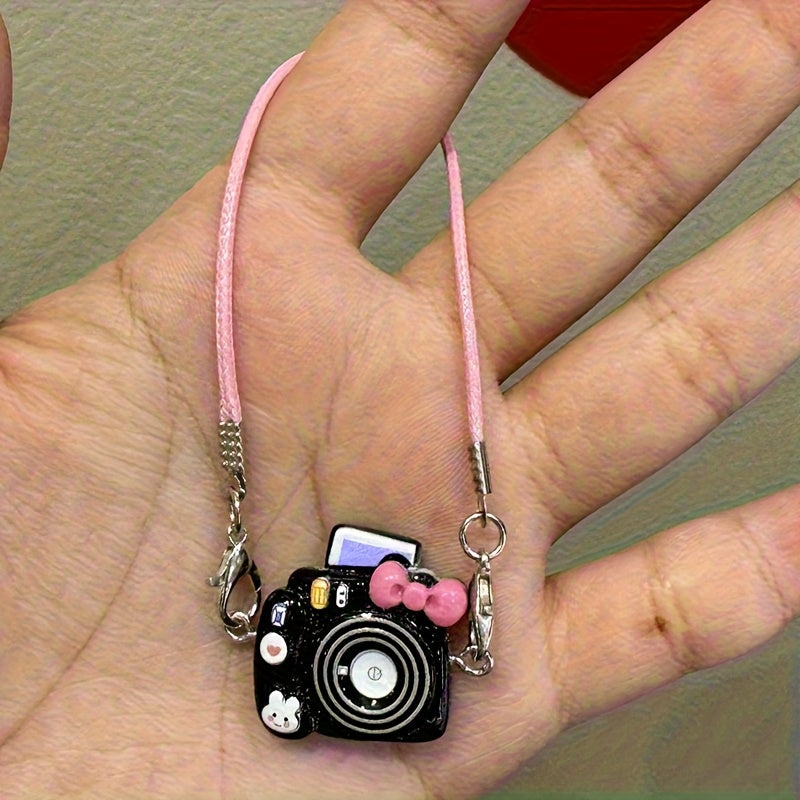 1-Pack Mini Camera Model, White ABS Resin Material, No Electricity Required, Perfect for Doll House Decoration, 18+ Age Group