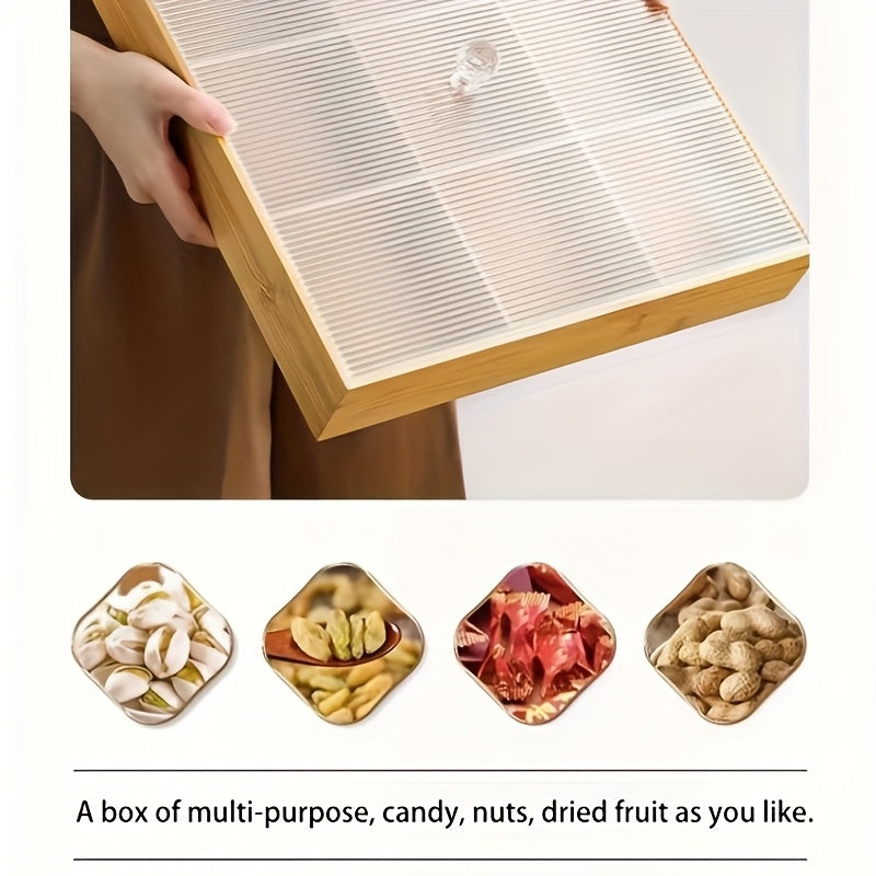 9-Box Grid Dry Fruit Platter