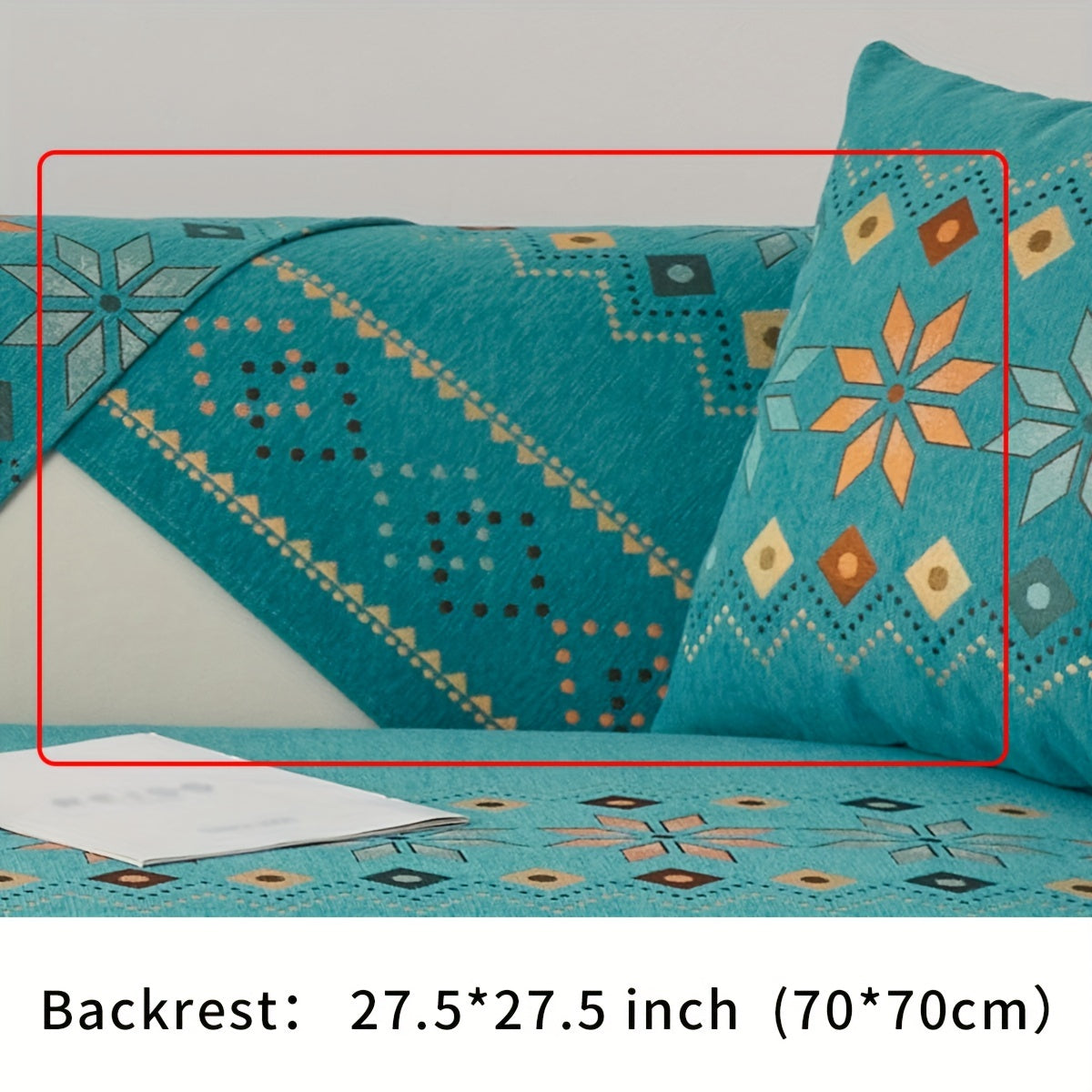 [Non-slip Sofa Cover] 1pc Non-slip Chenille Sofa Slipcover - Couch Cover, Four Seasons Universal Furniture Protector For Bedroom Office Living Room Home Decor
