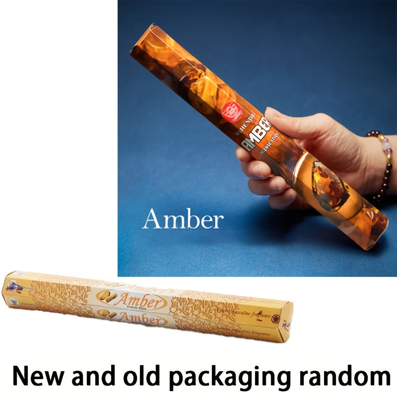 20 sticks/box - 35 scents to choose from, including incense, rose, jasmine, osmanthus and amber. These incense sticks are perfect for air purification in living rooms, bedrooms, and hotels, and are also suitable for offices and entertainment venues to rel