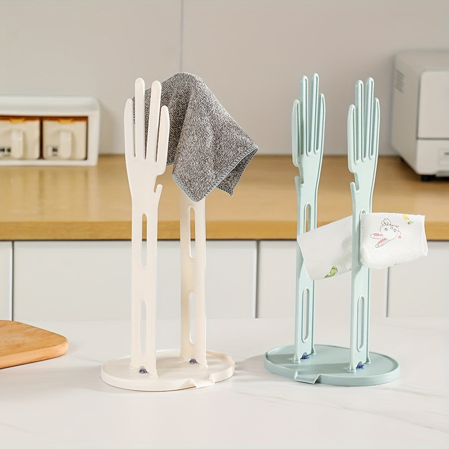 [Drying Rack] Drying Rack for Kitchen Rubber Gloves | Holder for Gloves and Storage Rack for Towels in Kitchen and Bathroom