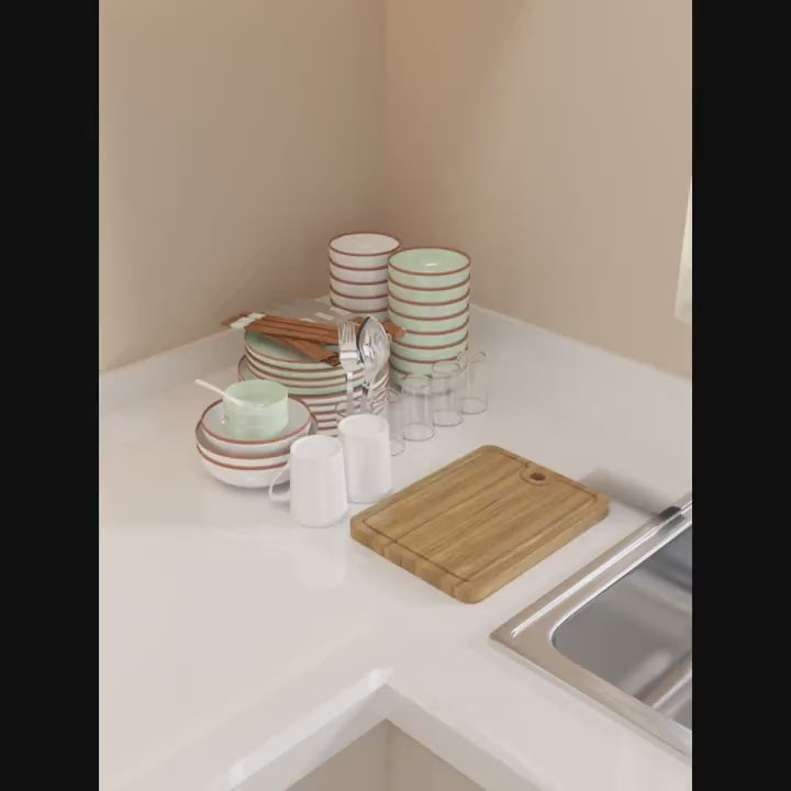 1pc Dish Drying Rack Drainboard, Large 2 Tier Metal Dish Racks with Drainage, Glass Holder, Utensil Holder and Extra Drying Mat, Dish Drainers for Kitchen Counter, Black, White& Grey