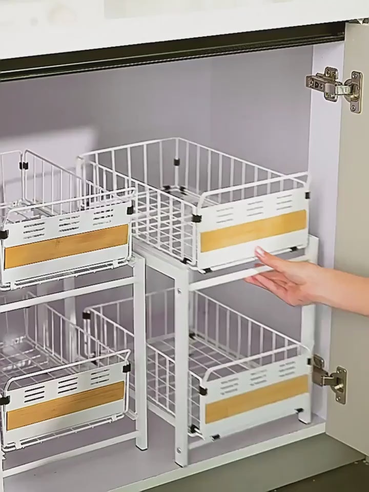 2 Tier Basket Drawer Organizer