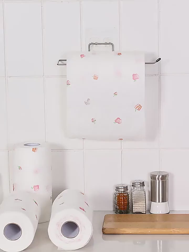 400pcs Washable Kitchen Paper Towels - Absorbent, Non-Stick Oil-Absorbent Roll, Durable Polyester Fabric, Ideal for Kitchen, Car, Living Room, Toilet, Bedroom, Kitchen Cleaning Essentials | Decorative Kitchenware | Washable Fabric