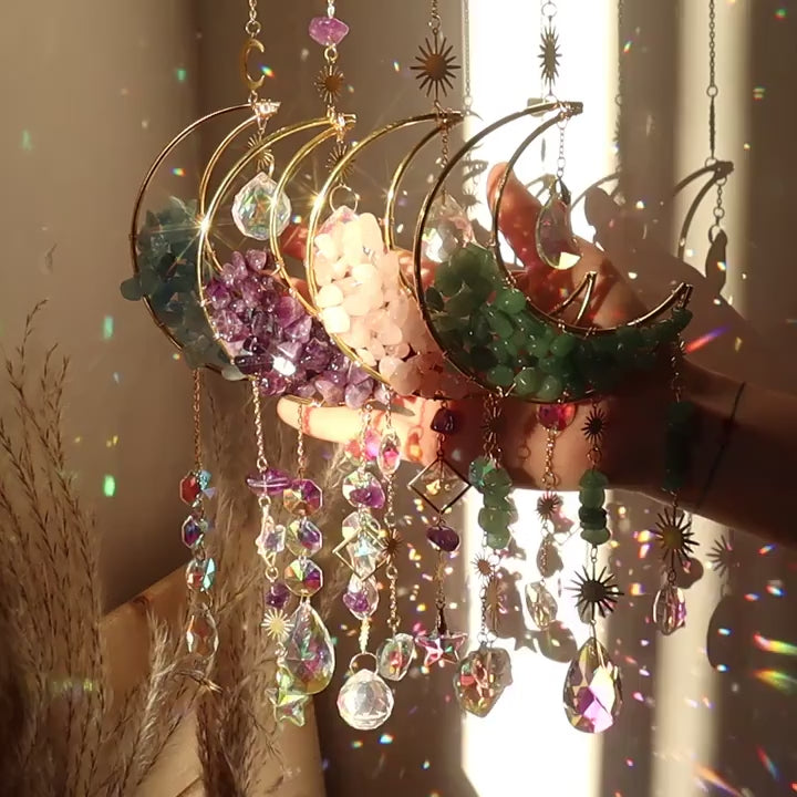 1/7pcs Natural Gravel Hourglass Moon Amethyst Powder Crystal Collection: Green Dongling Egg White Obsidian, Yellow Crystal, Sea Blue Gem