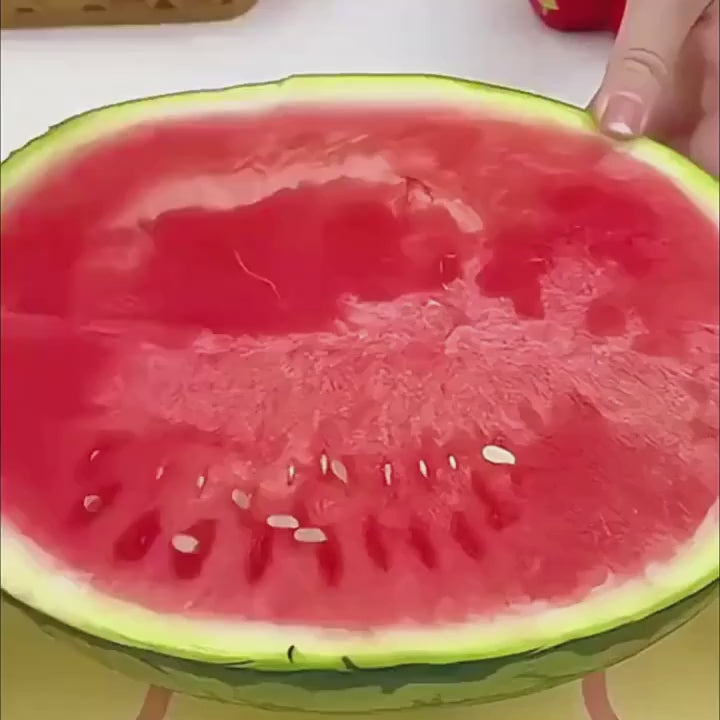 3pcs Set Stainless Steel Watermelon Slicer and Baller, Easy Cut Fruit Cutter, Summer Melon Dicing and Scooping Tool, Metal Kitchen Gadgets for Watermelon and Other Fruits