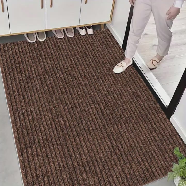 Entryway Mat, Dog Door Mat Indoor Door Mat for Entrance, Non Slip Absorbent Low Profile Front Doormat, Rubber Backing Indoor Outdoor Entrance, Trapping Welcome Mats, Dog Door Mat for Muddy Paws Absorbs Moisture, Washable Mat, Quick Dry mat